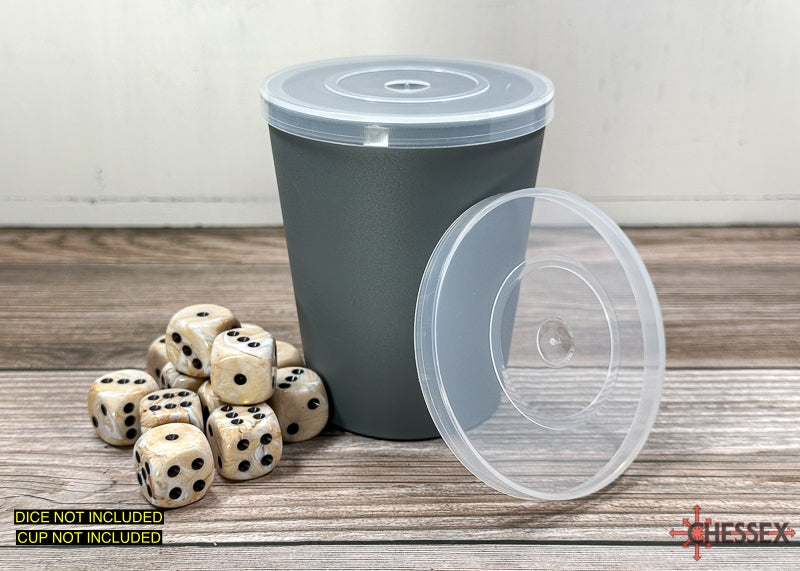 Chessex: Dice Cup Lid - Clear Plastic