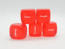 10x Red Computer Dice d6 | Tech Themed Dice 6-Sided 16mm Tech Dice 16mm