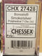 CHX 27428 7-Die Borealis Smoke w/ Silver Numbers Set 7-Dice Chessex