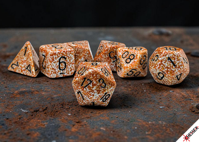 D.I.T.C. Slice-of-Spice テストプレス盤　5枚セット特価‼︎ Preorder Speckled® RUST Chessex Speckled Dice | 7-Dice / 16mm Block /