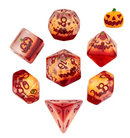 Pumpkin Patch Polyhedral Dice Set – 7-Dice Halloween Edition