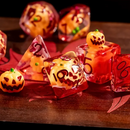 Pumpkin Patch Polyhedral Dice Set – 7-Dice Halloween Edition
