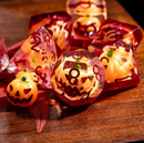Pumpkin Patch Polyhedral Dice Set – 7-Dice Halloween Edition