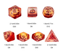 Pumpkin Patch Polyhedral Dice Set – 7-Dice Halloween Edition