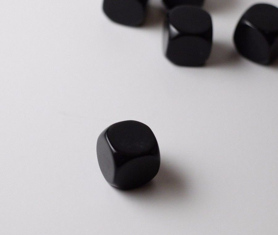 6 Dés En Acrylique Vierges 30 Mm - Cubes à 6 Faces Pour Personnalisation, Jeux De Société Et Apprentissage - 7