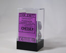Translucent 7-Die Chessex Sets Made in Germany -Red, Blue, Green, Teal, Purple-