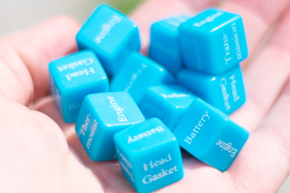 Mechanics Dice d6 What's Wrong with Your Car Dice 6Sided 16mm Diagn