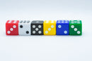 Square Edge 16mm Opaque Dice (Red/Yellow/Green/Blue/Black/White) | sold by the piece