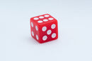 Square Edge 16mm Opaque Dice (Red/Yellow/Green/Blue/Black/White) | sold by the piece