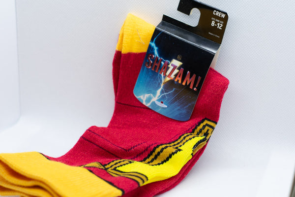 Loot Crate Loot Wear Exclusive Shazam! Crew Socks