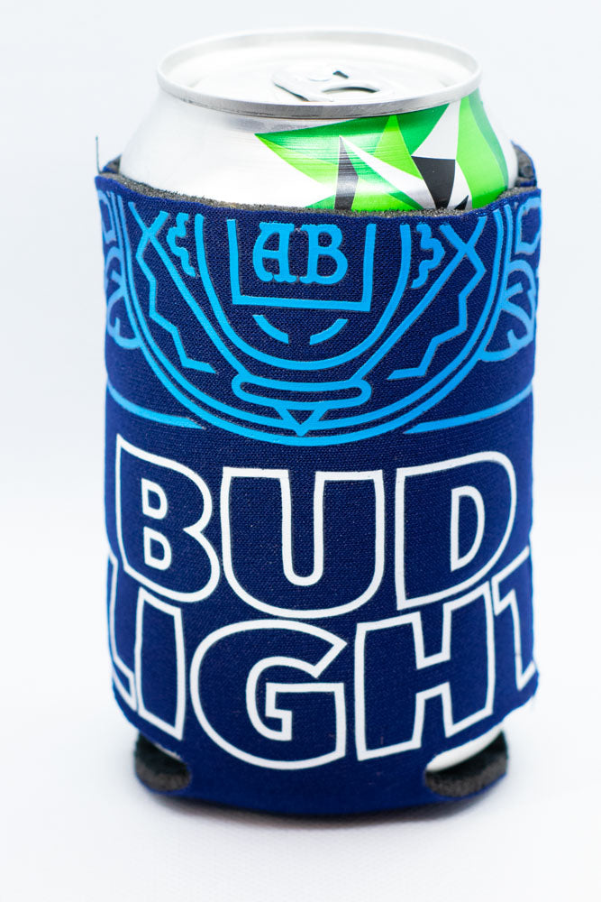 Bud Light Beer 24 oz Koozie - Set of 6 - Fits 25 oz Extra Ounce Cans New &  F/S