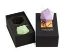 2x Dice Candle | 55mm Candle Dice with Carton Packaging (Purple/Green)