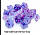 Nebula Nocturnal/blue Luminary 7-Dice/16mm/12mm/30mm/Ten10's