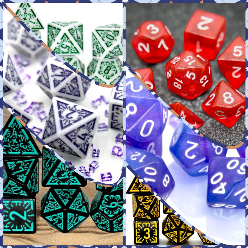 Unleash the Magic: Exploring the Style and Versatility of the New 7-Dice Sets