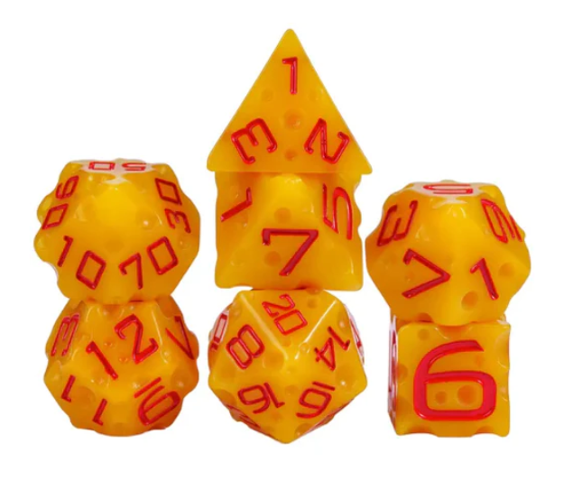 Say Cheese! Introducing the Cheese Dice for DnD Fans and Collectors