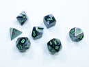 Gemini® Mini-Polyhedral Black-Grey/green 7-Die Set (Mini Poly Release 2)