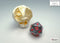 Velvet Black/red Mini-Polyhedral 7-Die Set (Mini Poly Release 3)