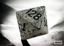 Speckled Andesite 8-Sided Doubling Cube | 1-128 Backgammon Type Novelty Dice