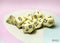 *preorder* Opaque Pastel Yellow/back | 7-Dice, 16mm, 12mm, d10s by Chessex