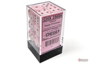 Opaque Pastel Pink/back | 7-Dice, 16mm, 12mm, d10s by Chessex