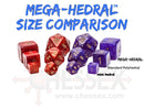 (Releases 8/28) 6-Pack of one of each of the new Mega-Hedral Dice Sets by Chessex