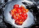 Nebula Molten/white Luminary™ Polyhedral 7-Dice Set (with bonus die)