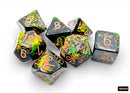 (Preorder) Brush Polyhedral Deep Forest/gold 7-Die Set