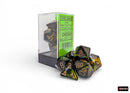 (Preorder) Brush Polyhedral Deep Forest/gold 7-Die Set