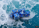 (Preorder) Brush Polyhedral Wavebreak/gold 7-Die Set