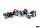 (Preorder) Brush Polyhedral Dark Side/blue 7-Die Set