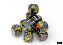 (Preorder) Brush Deep Forest/gold 16mm d6 Dice Block (12 dice)