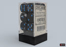 (Preorder) Brush Dark Side/blue 16mm d6 Dice Block (12 dice)