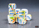 (Preorder) Brush Breezy/blue 16mm d6 Dice Block (12 dice)