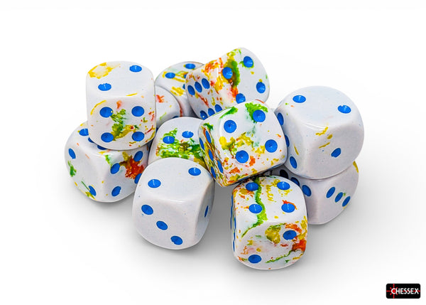 Preorder) Brush Breezy/blue 16mm d6 Dice Block (12 dice)