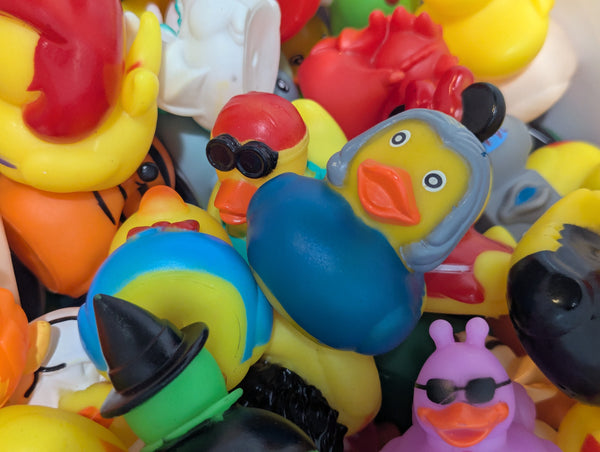 Mystery Duck Surprise – Random Rubber Duck for Jeep Ducking, Gifts, and Giggles (2" Floater)