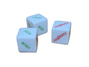 Holiday Naughty or Nice Die – Funny Christmas Game Accessory (20mm) sold per die