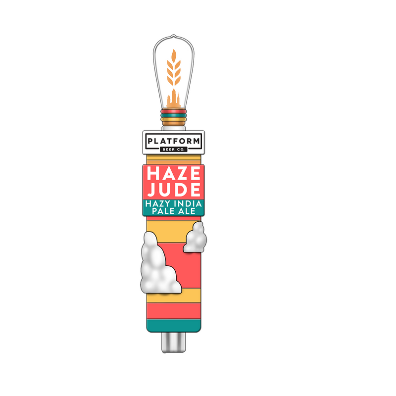 Haze Jude Tap Handle 2023 | Platform Beer Co. Tap Handle