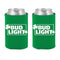 St. Patrick's Day Green Bud Light AB Koozie Fits 12 oz Aluminum Can Coozie