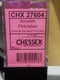 CHX 27604 16mm Block Borealis Pink w/ Silver Pips Dice Set Chessex