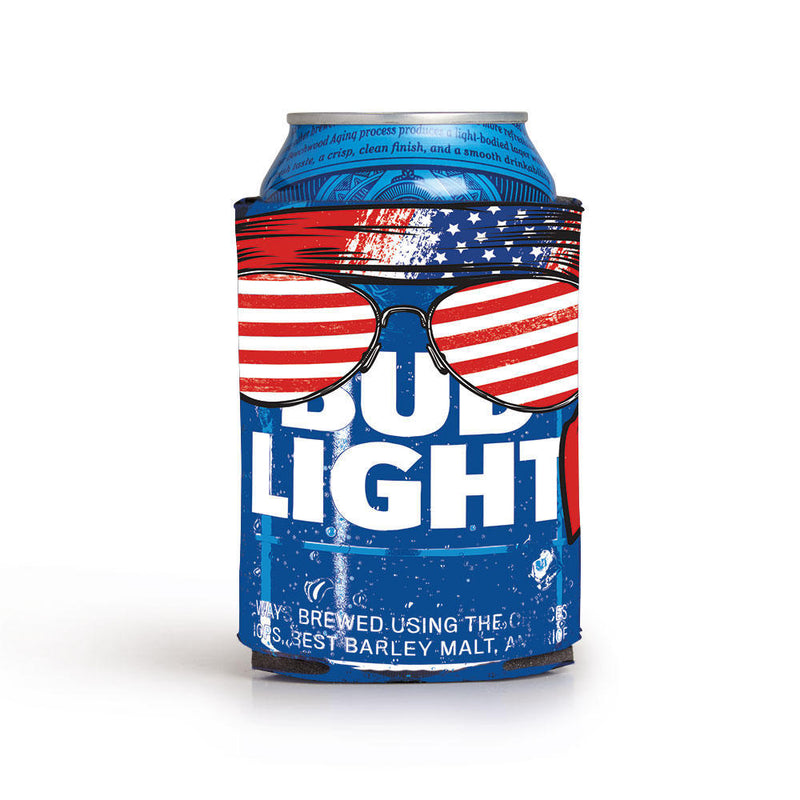 American Bud Light Beer AB Cooler Fits 12 oz Aluminum Can Coozie