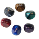 Emerald Green Swirl d3 Die | 3-Sided Dice Single Piece