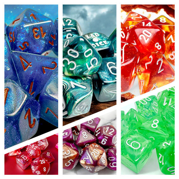 Preorder Lab Dice 11  – Full Six-Set Bundle (7-Dice Sets + Bonus Lab Dice d6)