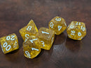 Sparkling Ember Translucent Dice Set: D&D Roleplaying Essentials