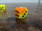 Orange Yellow w/ Black Gemini 30mm d6 dice | Out of Print (sold per die)