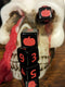 Pumpkin Harvest D6 Dice | Black Dice with Orange Numbers and Pumpkins (sold per die)