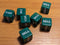 Stocks Dice d6 | Investment Decision Novelty Dice 6-Sided 16mm Funny Dice