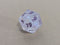 The Time Walker | Clear Glitter 34mm d20 CHONK RPG Dice Set w/Purple