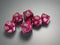 Radiant Maroon Pearl 7-Dice Set: Enchanting Roleplaying Essentials