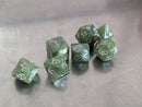 Serene Jade Pearl 7-Dice Set: D&D Roleplaying Essentials