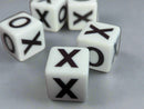 X-O-X-O Dice | Printed d6 Dice w/ X or O on each side Tic-Tac-Toe / Hugs-Kisses